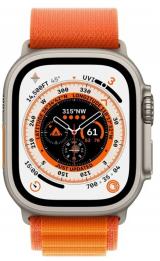 Apple Watch Ultra 49mm Cellular Titanium Orange Alpine Loop (Large)