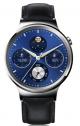 Huawei Watch W1 Stainless Steel/Black Leather